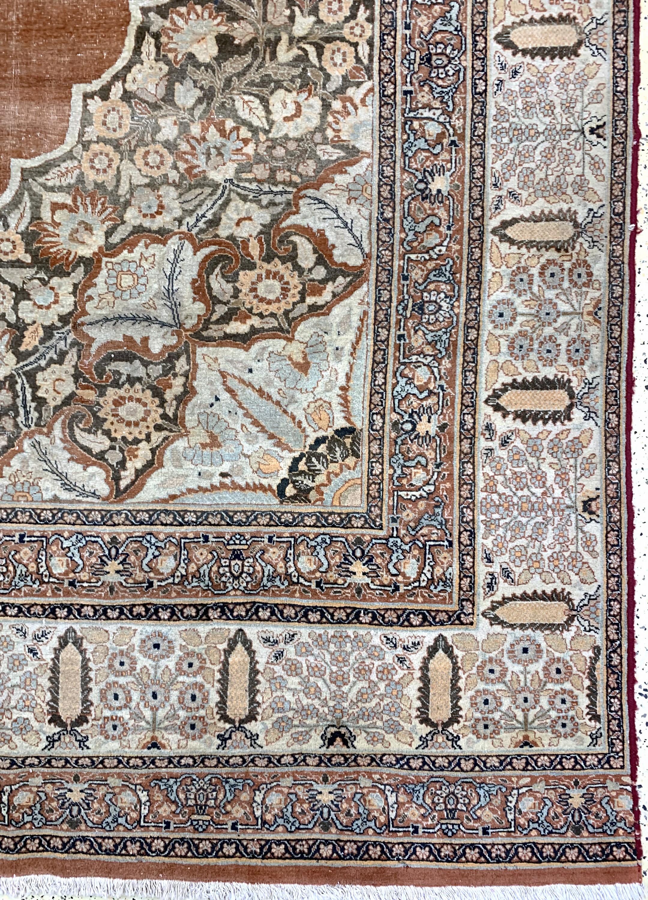 Detail a: Täbriz"Hadji-Jalili"antik, Persien, um 1900, Wolle auf Baumwolle, ca. 565 x 345 cm, verkürzt, EHZ: 3