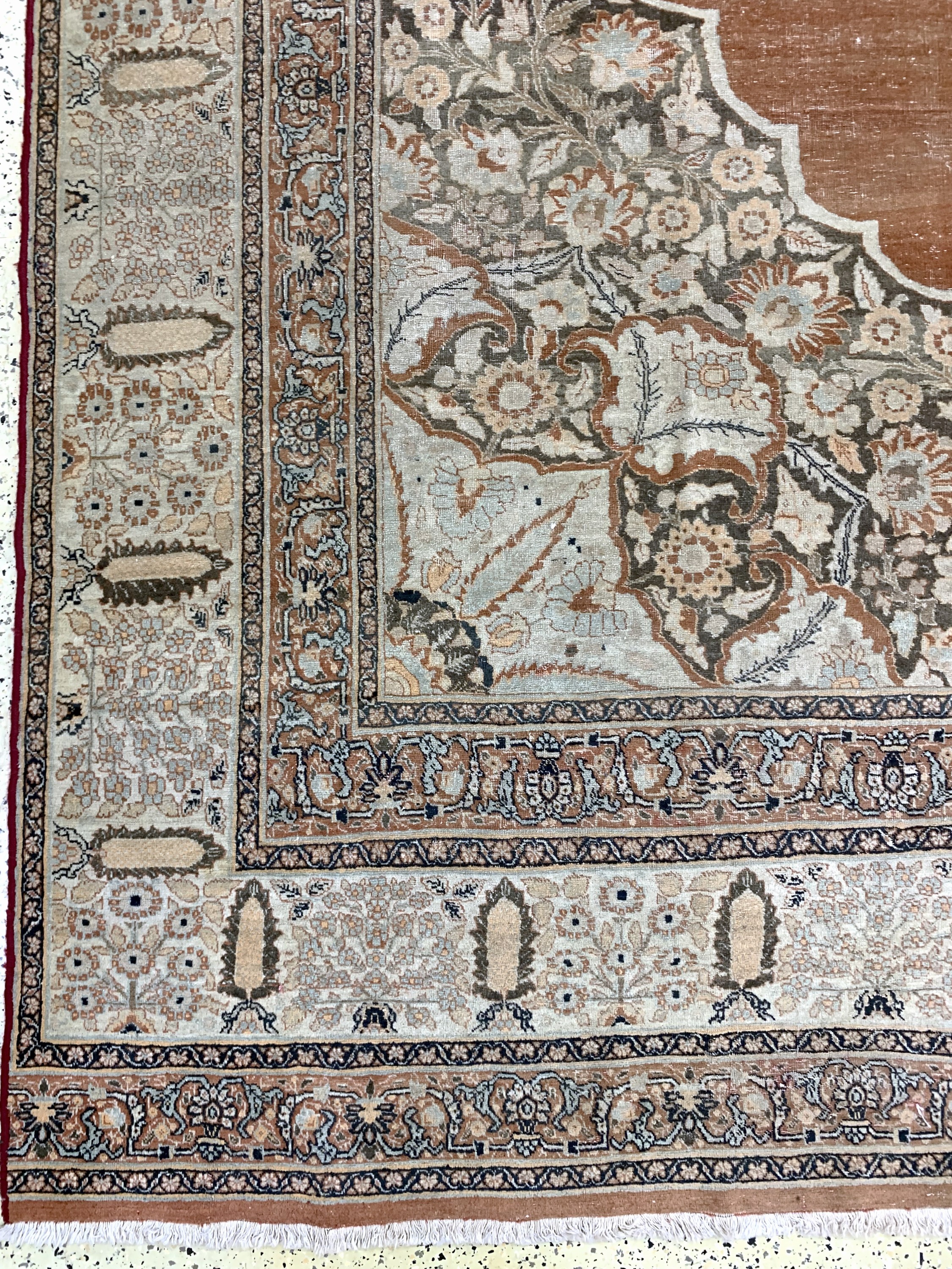 Detail c: Täbriz"Hadji-Jalili"antik, Persien, um 1900, Wolle auf Baumwolle, ca. 565 x 345 cm, verkürzt, EHZ: 3