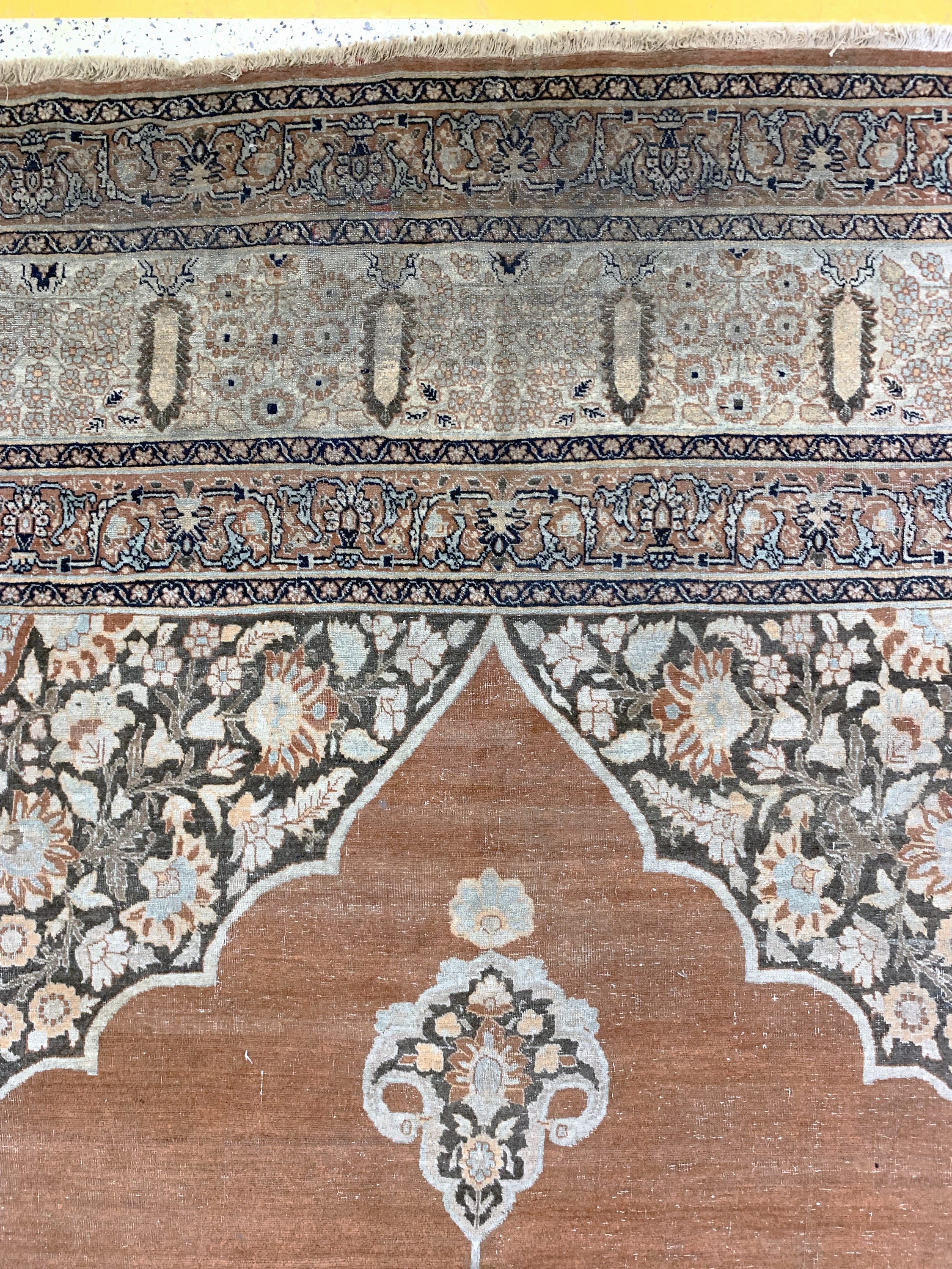 Detail f: Täbriz"Hadji-Jalili"antik, Persien, um 1900, Wolle auf Baumwolle, ca. 565 x 345 cm, verkürzt, EHZ: 3