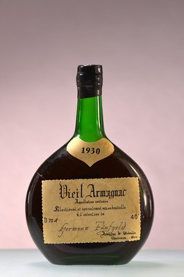 Image 26933084 - 1 Flasche 1930 Veuve J. Goudoulin Vieil Armagnac, ca. 700ml, 40%Vol.
