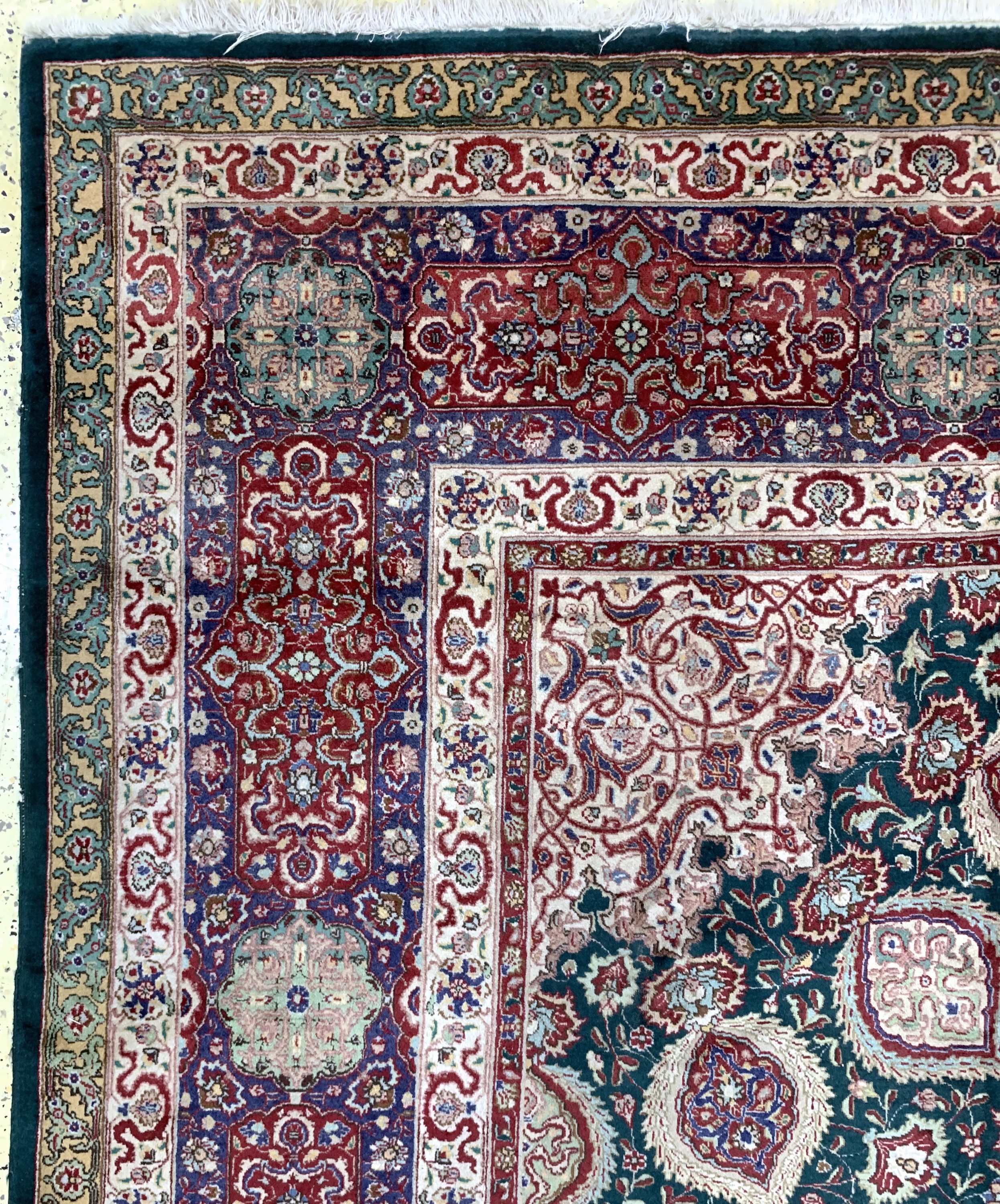 Detail e: Täbriz"Sheikh-Safi"Muster, Persien, Anfang 20.Jhd, Wolle auf Baumwolle, ca. 497 x 338 cm,EHZ: 2