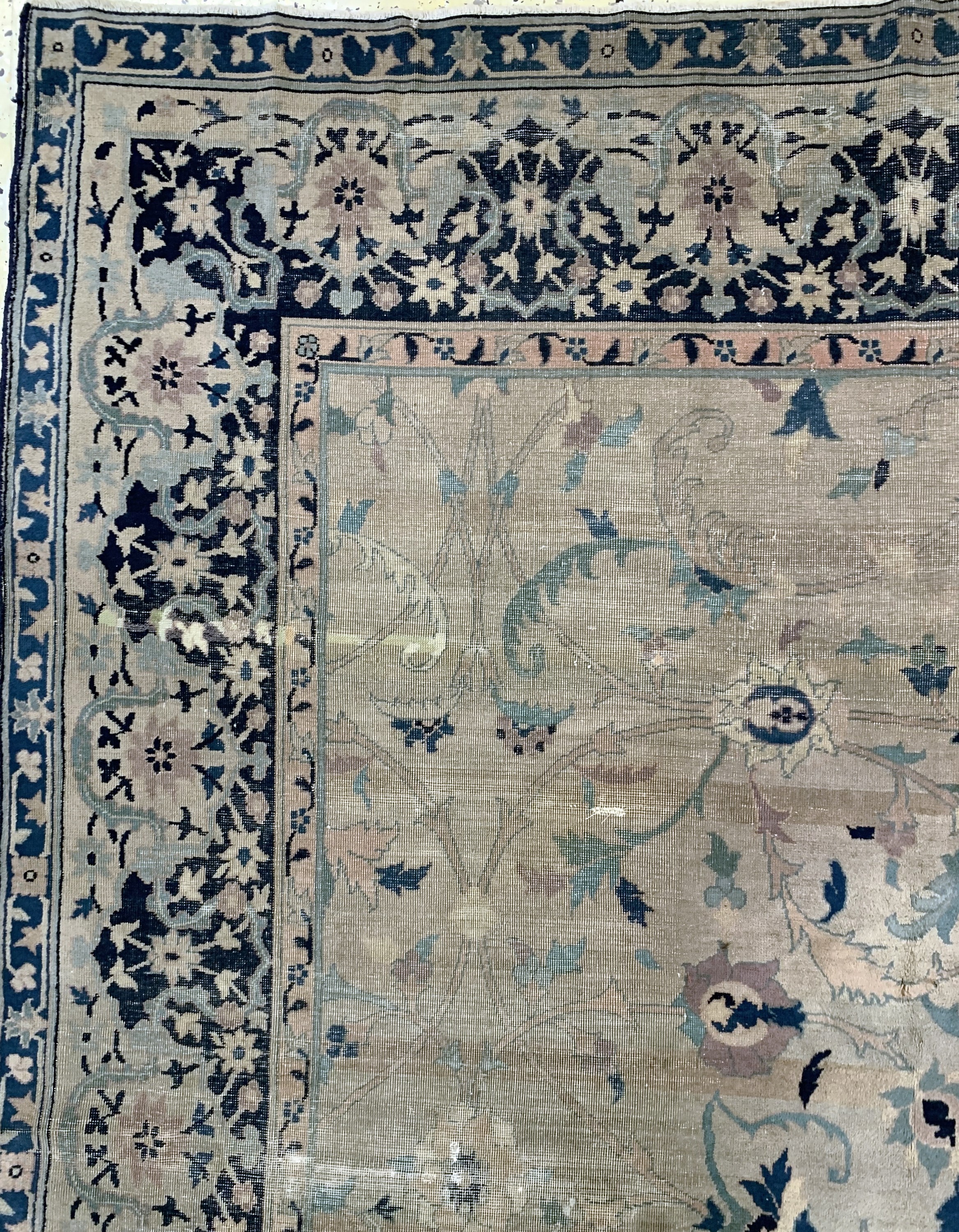 Detail d: Täbriz, Persien, Wolle auf Baumwolle, ca. 360 x 263 cm, EHZ: 4