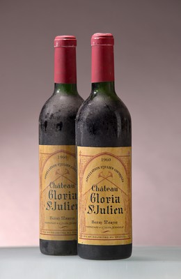 Image 26933181 - 4 Flaschen 1960 Chateau Gloria, St. Julien, Henri Martin, cxa. 750ml, mind. Mid ...