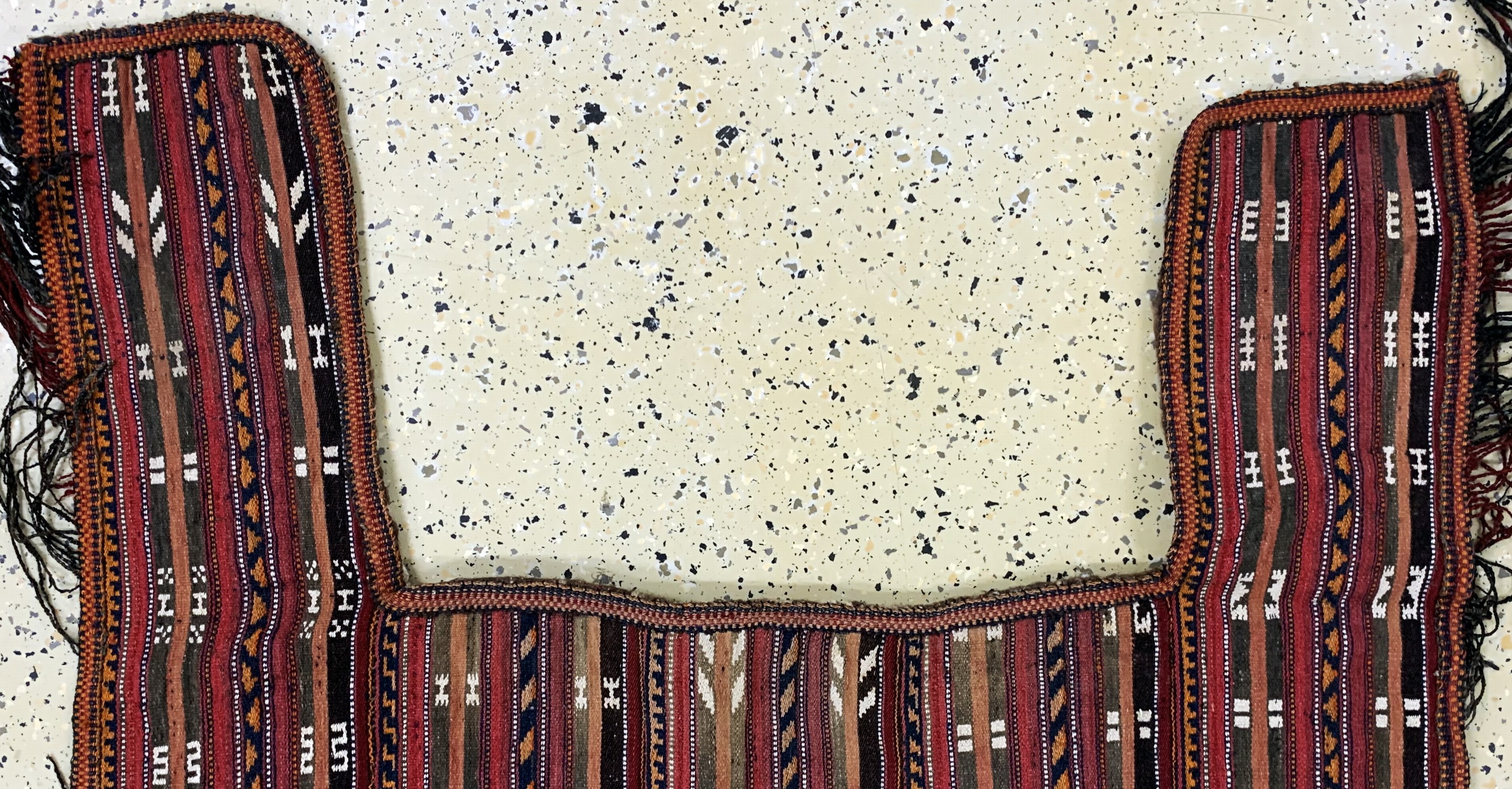 Detail a: Yomud"Pferde-Decke"antik, Turkmenistan, um 1900, Wolle auf Wolle, ca. 135 x 125 cm, EHZ: 2-3
