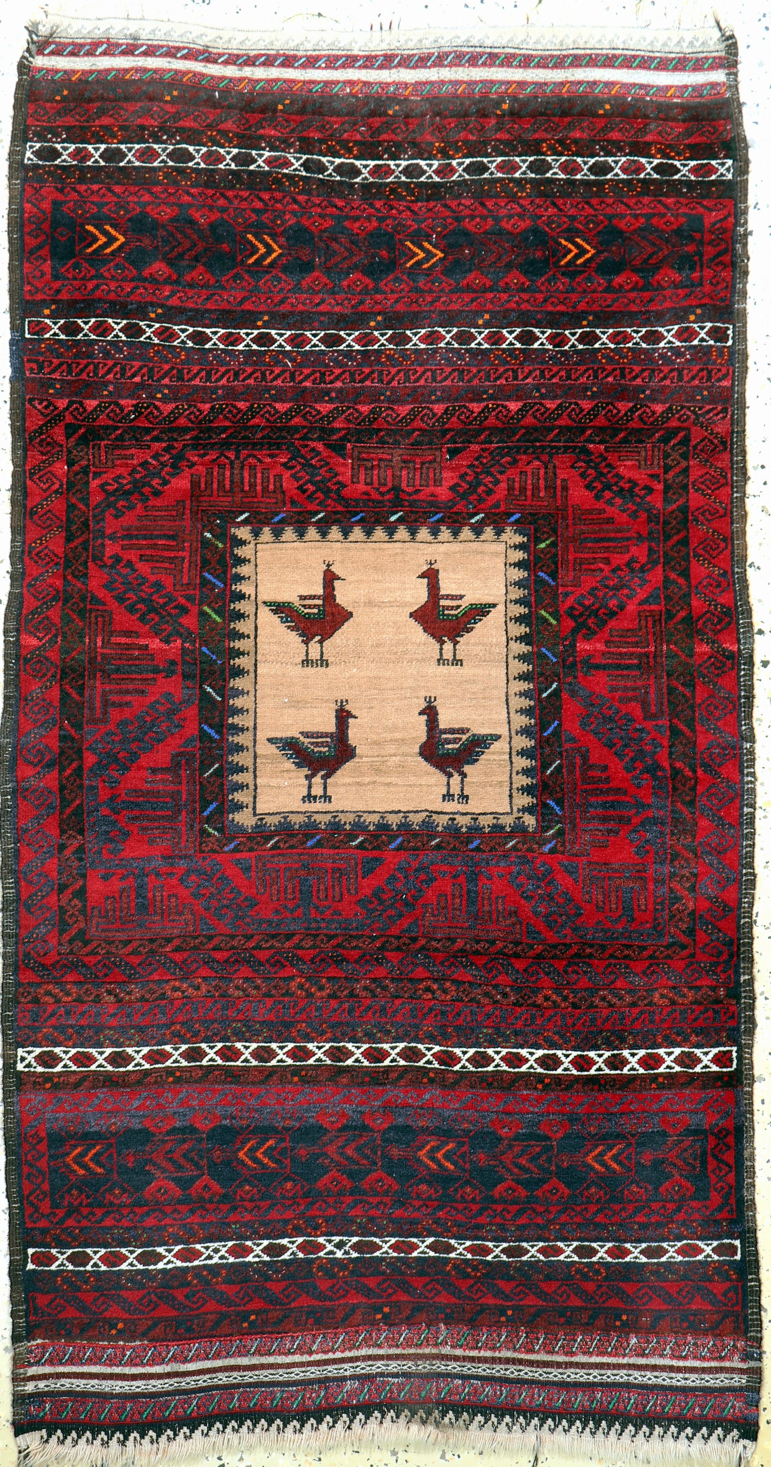 Belutsch alt, Persien, Anfang 20.Jhd, Wolleauf Wolle, ca. 139 x 87 cm, EHZ: 2