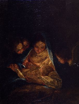 Image 26933729 - Unbekannter Kopist nach Carlo Maratta, "Heilige Nacht", datiert 1920,Kopie ...