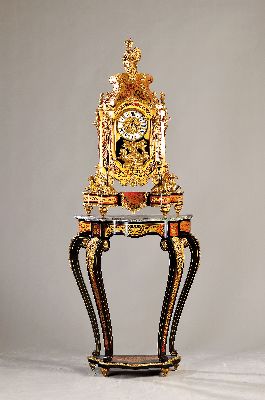 Image 26933734 - Große Prunkpendule "sur socle", Uhrenmanufaktur Franz Hermle, ...