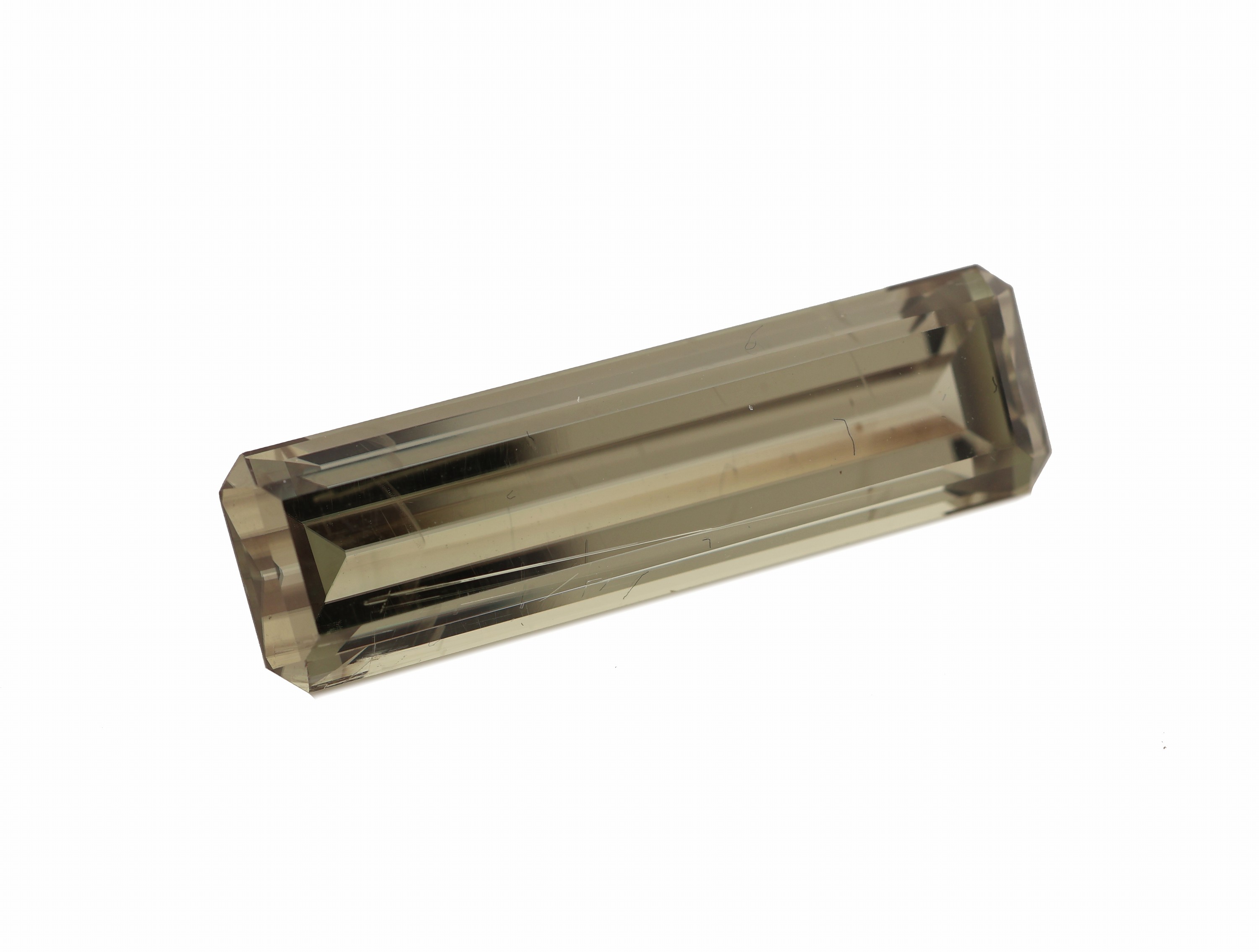 Detail a: Loses Sultanit-Baguette, ca. 10.91 ct, ca. 24.4 x 7.1 x 6.0 mm