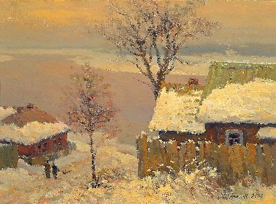 Image 26935068 - Yuri Grachev, zeitgen. russischer Künstler, 2 Arbeiten in Öl/Malkarton, beide ...