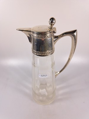 26935086b - Paar Karaffen mit Silbermonturen, Österreich/Ungarn, um 1900, 800er Silber, ...