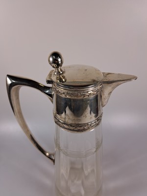 26935086d - Paar Karaffen mit Silbermonturen, Österreich/Ungarn, um 1900, 800er Silber, ...