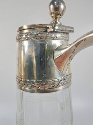 26935086m - Paar Karaffen mit Silbermonturen, Österreich/Ungarn, um 1900, 800er Silber, ...