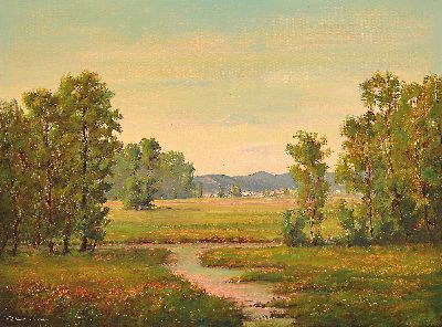 Image 26935136 - Hermann Correll, 1905 - 1976 Neustadt an der Weinstraße, Sommerlandschaft mit ...