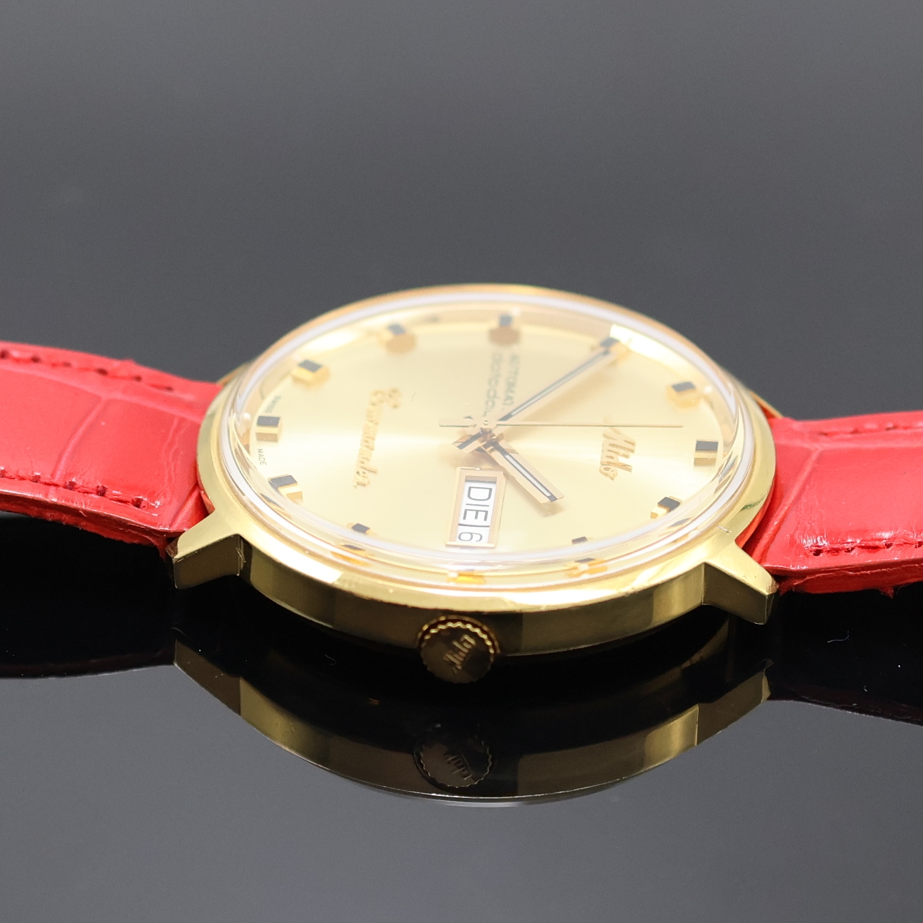 Detail b: MIDO Ocean Star Commander Referenz 8419 Herrenarmbanduhr in Stahl, Schweiz um 2000, Automatik, verg. Monocoque-Geh., orig. Glas u. Krone, gold. ...