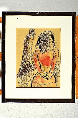 26935497k - Marc Chagall, 1887-1985, Tamara belle-fille de Juda, Farblithographie von 1960, Mourlot ...