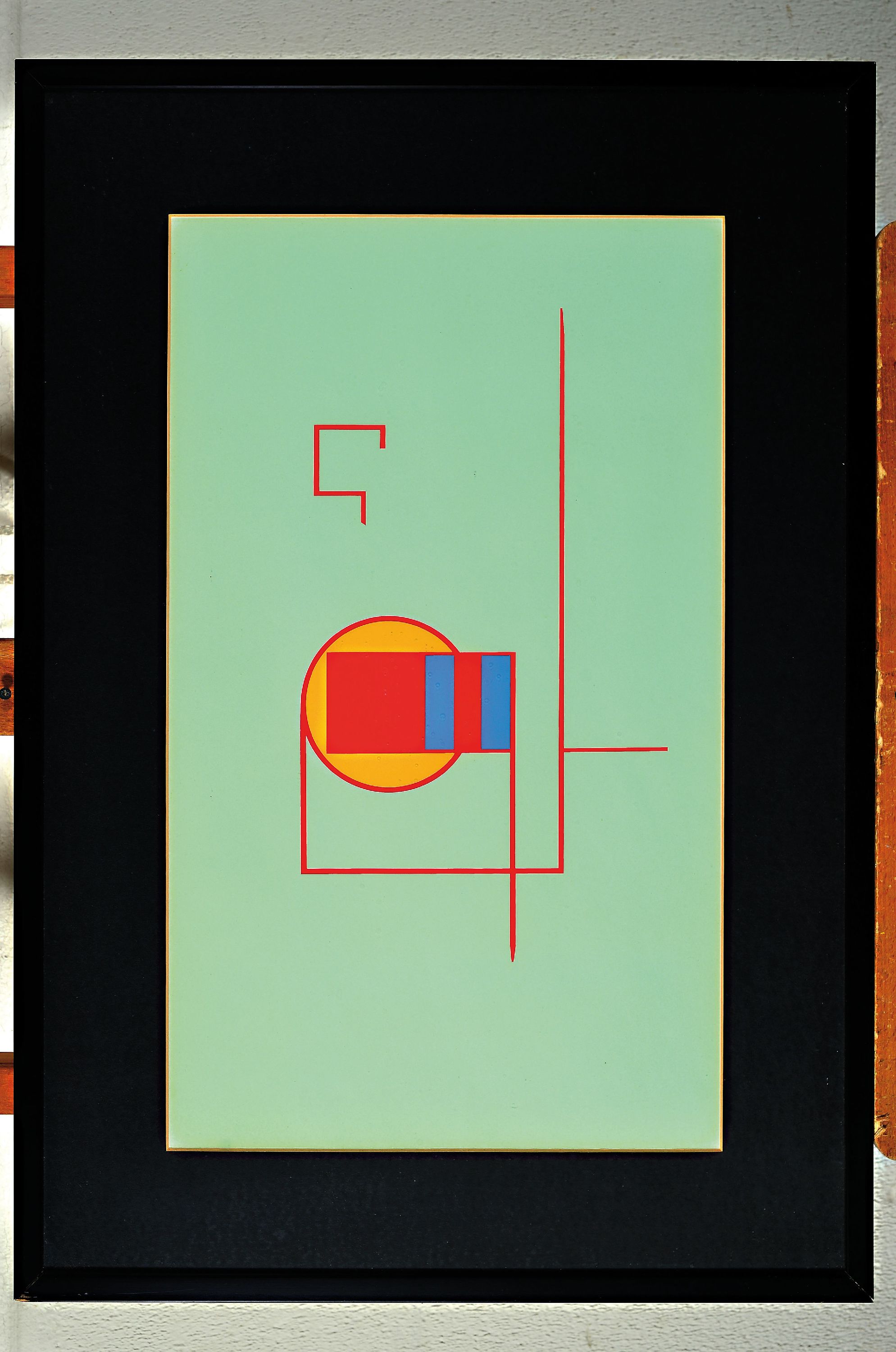 Detail l: Erich Buchholz, 1891 Bromberg-1972 Berlin, Konstruktivistische Kompositionen, 3 Farbserigraphien von 1921, jeweils rückseitig signiert und num. ...