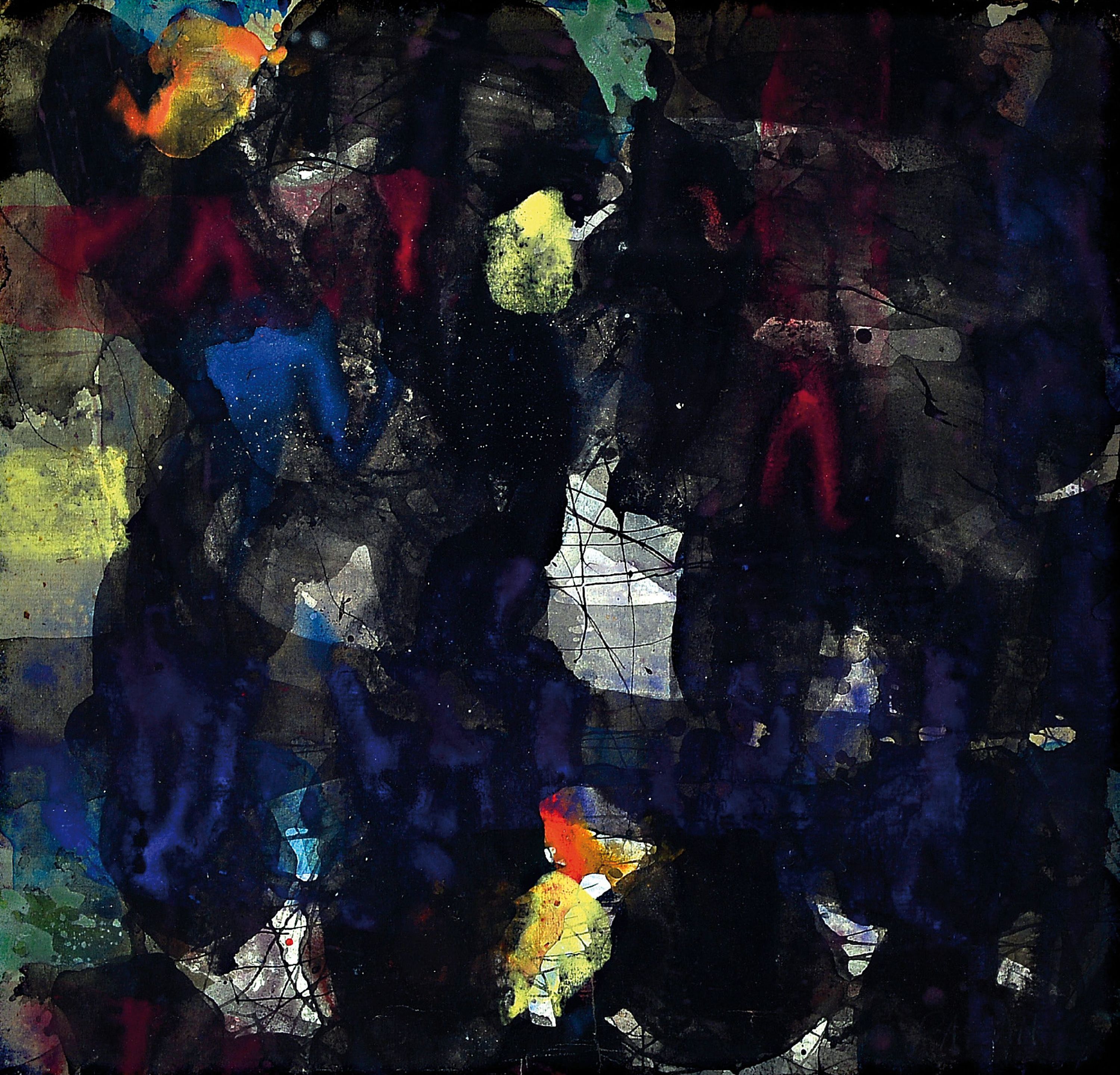 Paran G'Schrey, 1927 Calicut/Indien-1967 Berlin, Abstrakte Komposition, Gouache und Aqiuarell auf Papier, rechts unten sign. und dat. 67, ca. ...