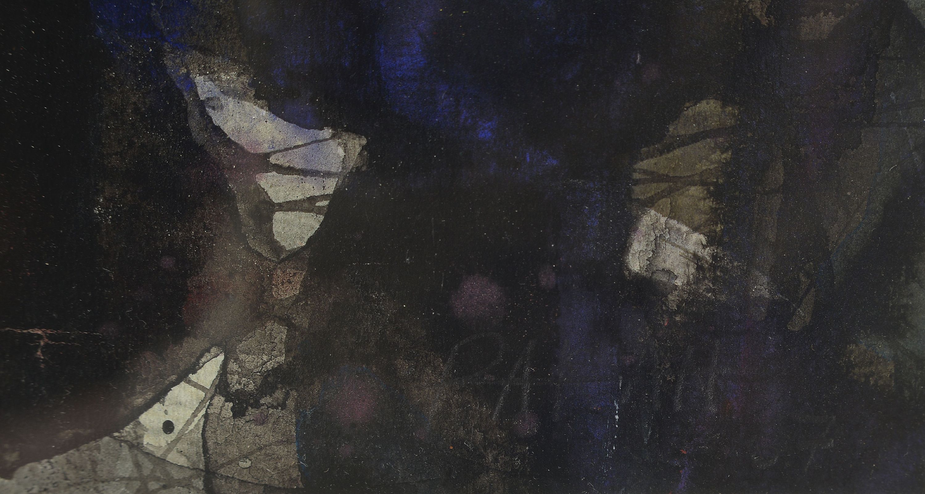 Detail a: Paran G'Schrey, 1927 Calicut/Indien-1967 Berlin, Abstrakte Komposition, Gouache und Aqiuarell auf Papier, rechts unten sign. und dat. 67, ca. ...