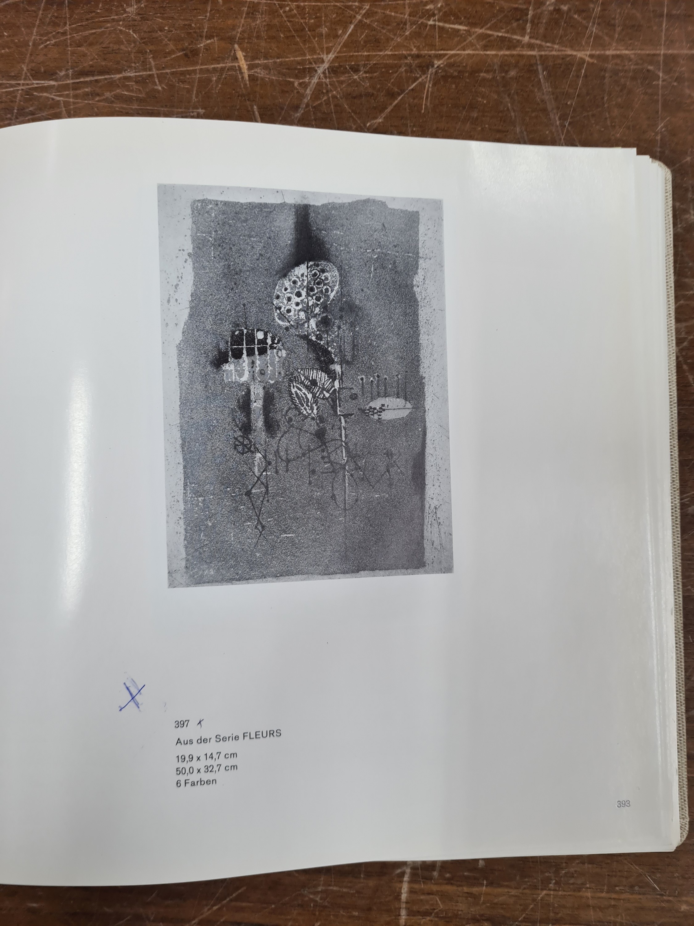 Detail e: Johnny Friedlaender, 1912 Pleß/Oberschlesien- 1992 Paris, 2 Grafiken und ein Buchband, 1 x Liegendes Paar, Farbradierung aus der Mappe Fleurs et ...
