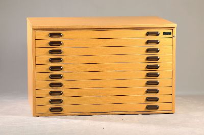 Image 26935511 - Grafikschrank, Hados, 2.H.20.Jh., 10 Schubladen, je mit einem Paar Kunststoffgriffen, ...