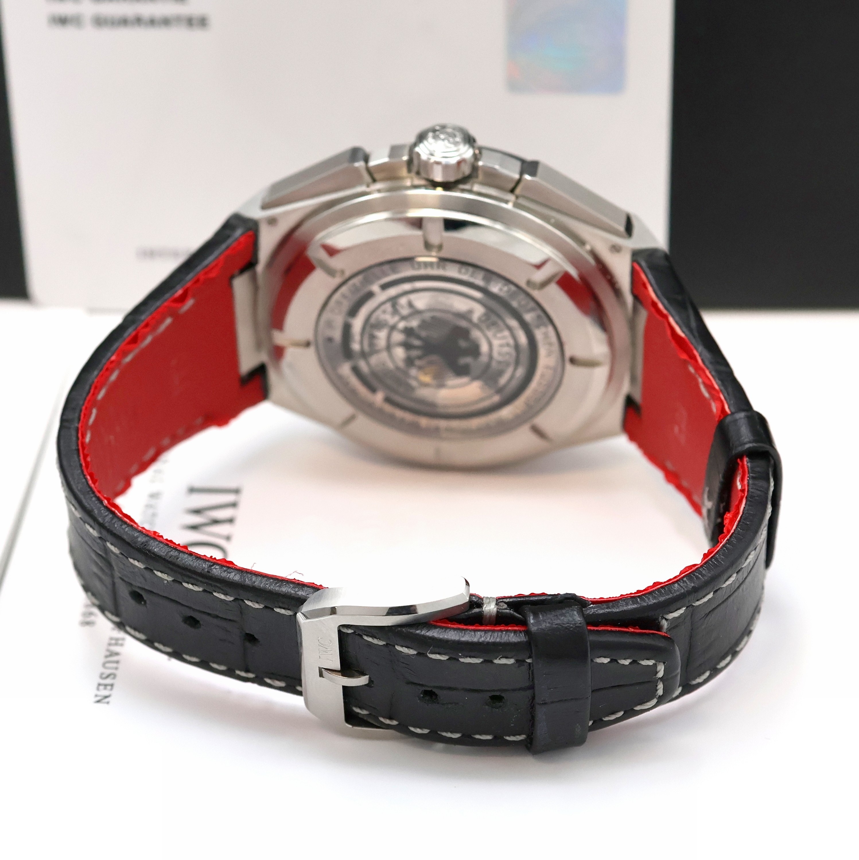 Detail b: IWC Big Ingenieur auf 250 Stück limitierter Armbandchronograph DFB in Stahl mit Flyback Referenz IW378404, Schweiz um 2010, Automatik, beids. verg. ...