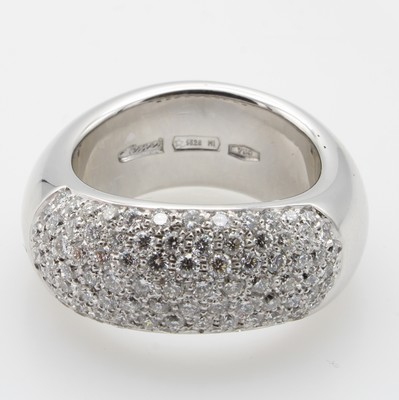 Image Ring mit Brillanten, WG 750/000, Brill. zus.ca. 0.74 ct feines Weiß/vs, RW ca. 54 ...
