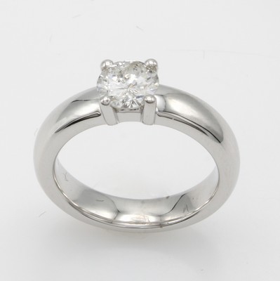 Image Ring mit Brillantsolitär, WG 585/000, Brill.ca. 1.026 feines Weiß/p2 in ...