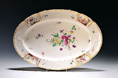 Image Große ovale Platte, Frankenthal, um 1759/60, aus dem Mannheimer Hofservice, ...