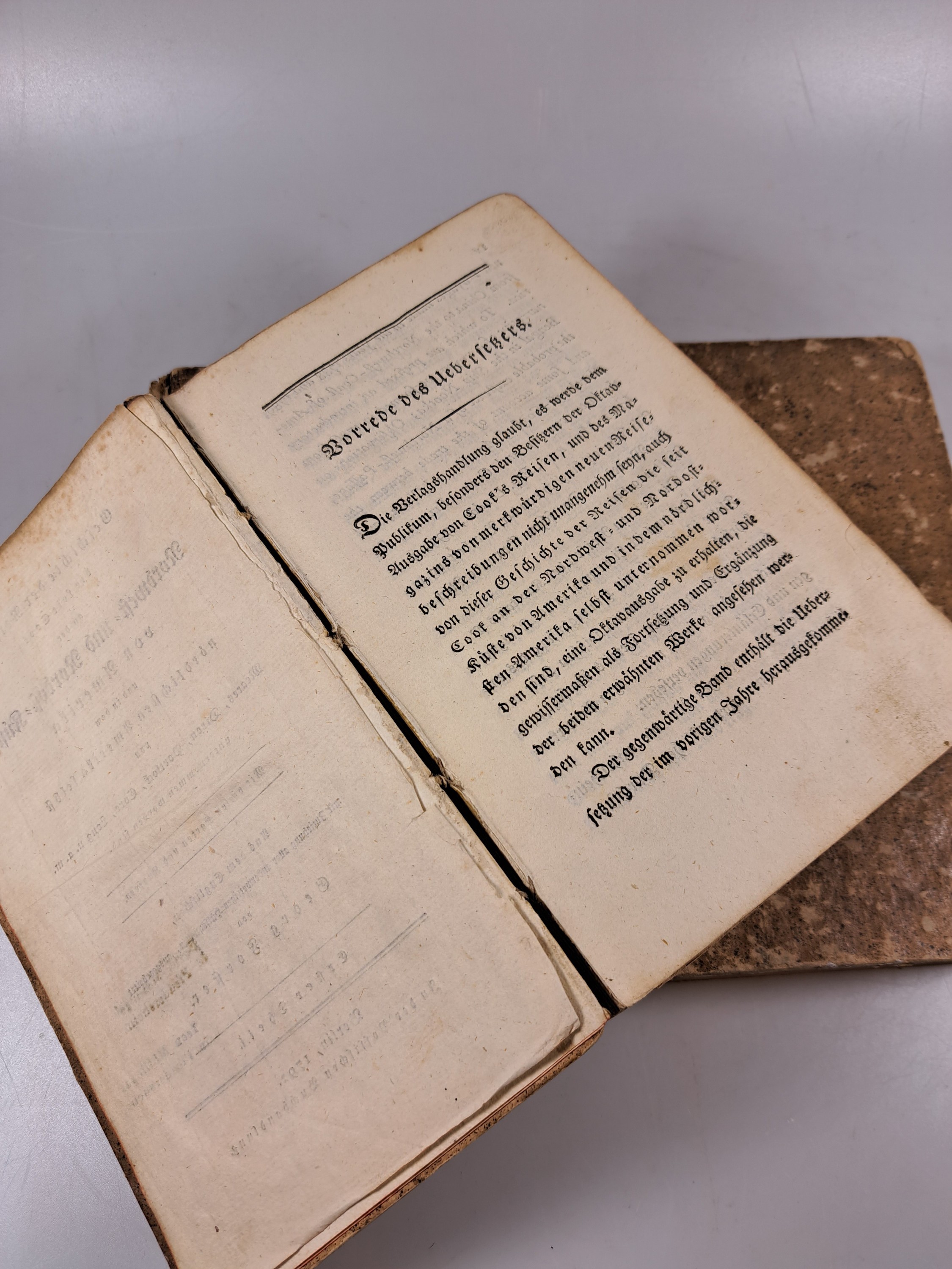Detail d: Georg Forster: Geschichte der Reisen, die seit Cook an der Nordwest- und Nordost-Küste von Amerika... unternommen worden sind, Berlin 1792 Vossische ...