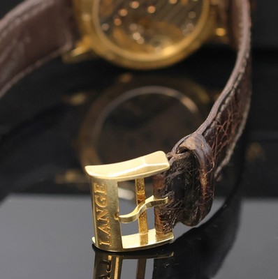 26937121b - A. LANGE & SÖHNE Saxonia Armbanduhr mit Großdatum in GG 750/000 Referenz ...