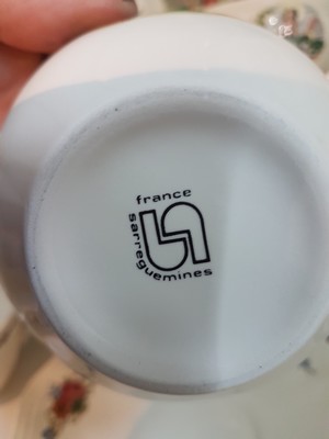 26937177j - Umfangreiches Kaffee- und Speiseservice Sarreguemines, "Obernai", 2. ...