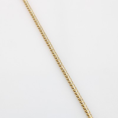 Image Rivierarmband mit Brillanten, GG 585/000, 75 Brill. zus. ca. 0.75 ct Weiß/p, ...