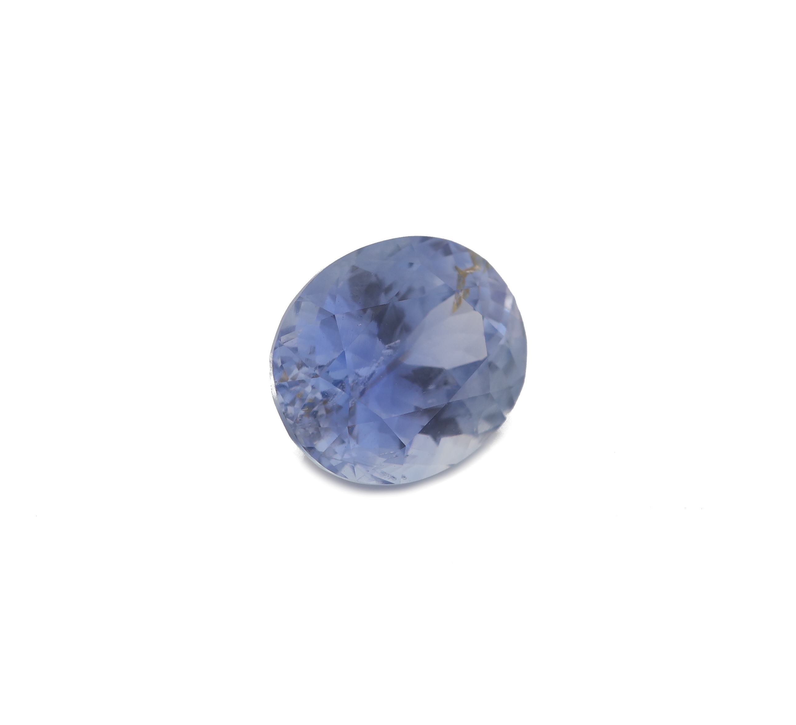 Detail a: Loser Saphir, 2.90 ct, ovalfacett., keine Anzeichen für Erhitzung, Herkunft Sri Lanka (Ceylon), mit Zertifikat von Gemological International ...
