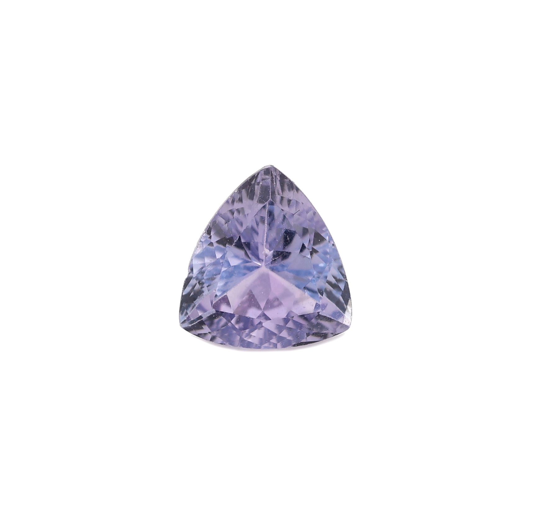 Loser Tansanit, ca. 1.09 ct, facett. Triangel