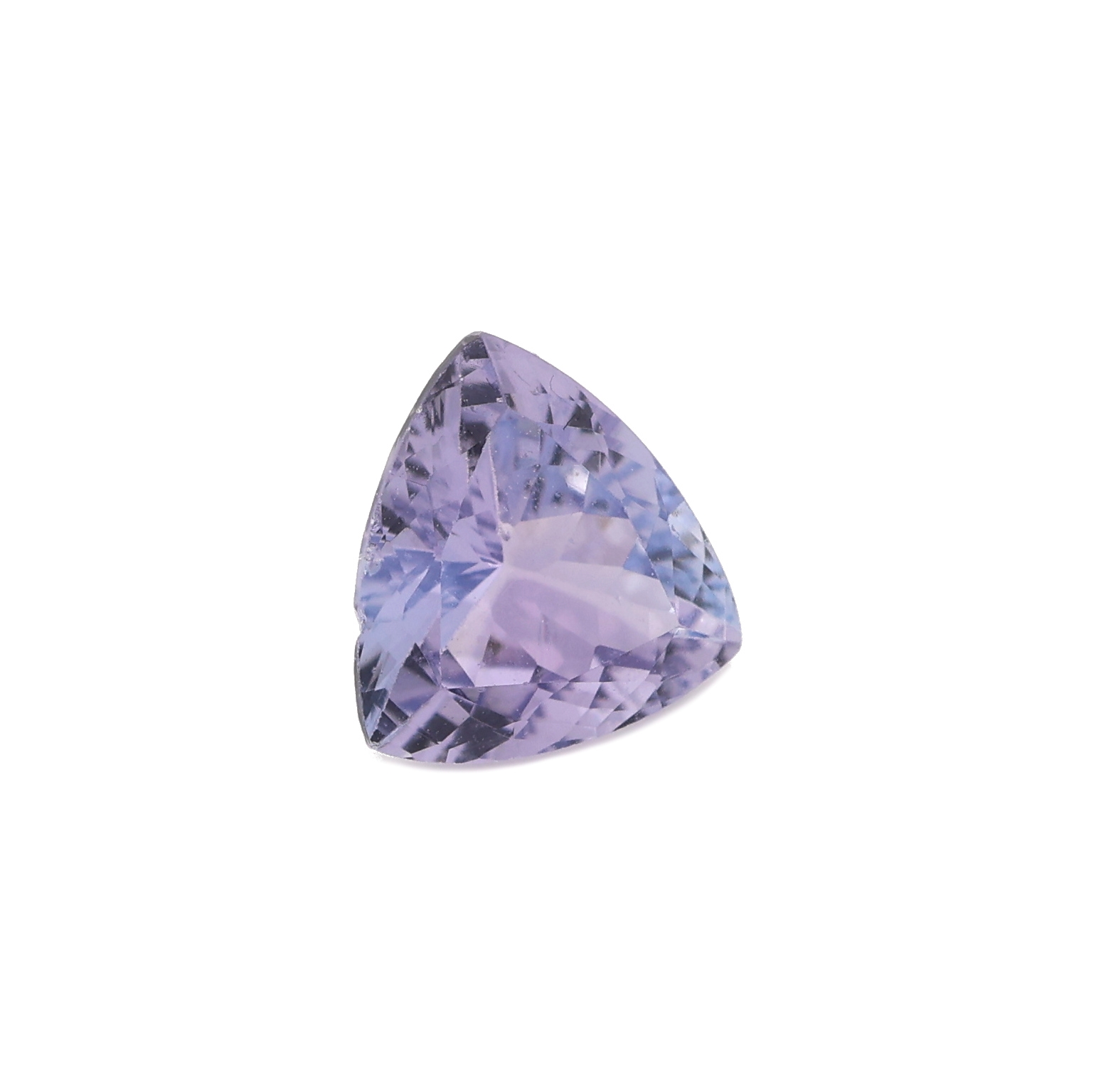 Detail a: Loser Tansanit, ca. 1.09 ct, facett. Triangel