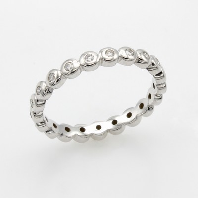 Image Memoryring mit Brillanten, WG 585/000, 21 Brill. in Zargenfassungen zus. ca. 0.25 ct ...
