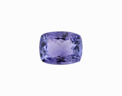 Image Loser Tansanit, ca. 3.61 ct, Kissenschliff, ca. 10 x 7.7 x 5.3 mm Schätzpreis: 1400, ...