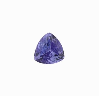 Image Loser Tansanit, ca. 3.00 ct, facett. Triangel, ca. 9.2 x 9.1 x 5.4 mm Schätzpreis: ...