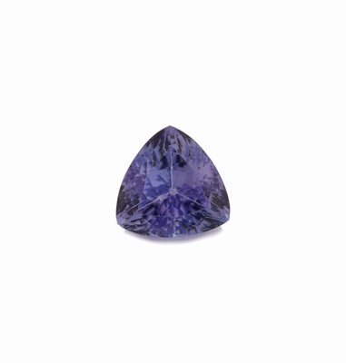 Image Loose tanzanite, approx. 2.58 ct, bevelled triangle Valuation Price: 900, - EUR