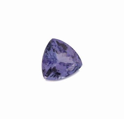 26937355a - Loser Tansanit, ca. 2.58 ct, facett. Triangel Schätzpreis: 900, - EUR