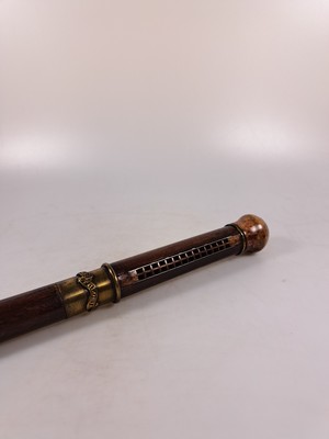 26937409a - Systemstock mit Mundharmonika, England, um 1900/10, im Griff integrierte ...