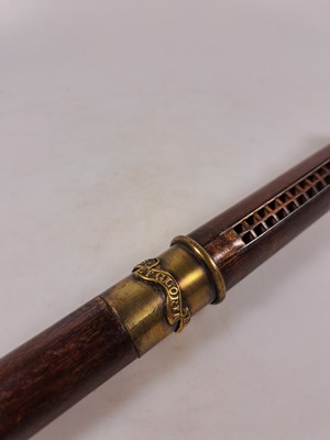 26937409c - Systemstock mit Mundharmonika, England, um 1900/10, im Griff integrierte ...