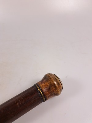 26937409f - Systemstock mit Mundharmonika, England, um 1900/10, im Griff integrierte ...