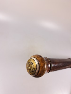 26937409g - Systemstock mit Mundharmonika, England, um 1900/10, im Griff integrierte ...