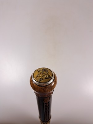 26937409h - Systemstock mit Mundharmonika, England, um 1900/10, im Griff integrierte ...