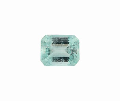 Image Loser Smaragd, ca. 2.64 ct, oktogonaler Treppenschliff, Herkunft Kolumbien, mit ...