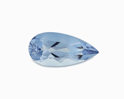 Image 26937718 - Loser Aquamarin, ca. 25.9 ct, facett. Tropfenschliff, Madagaskar, schöne Farbe ...