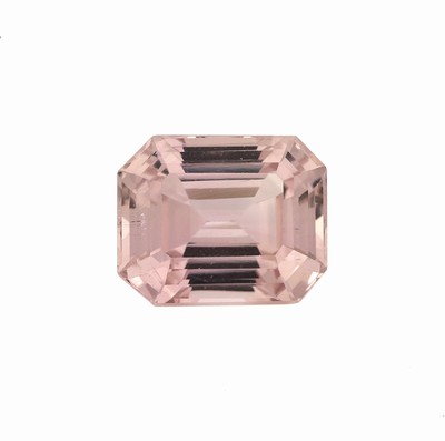 Image Loser Kunzit, ca. 19.2 ct, facett. Oktagon-schliff, Pink, ca. 16.7 x 13.7 x 10.3 mm ...