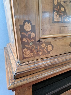 26937906g - Frühes Barock-Kabinett, Stollenschrank, Rheinland/Niederrhein, um 1700/20, in der ...