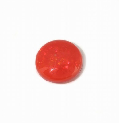 Image 26938002 - Loser roter Opal, ca. 9.6 ct, runder Cabochon,16.4 x 16.3 x 6.8 mm Schätzpreis: ...